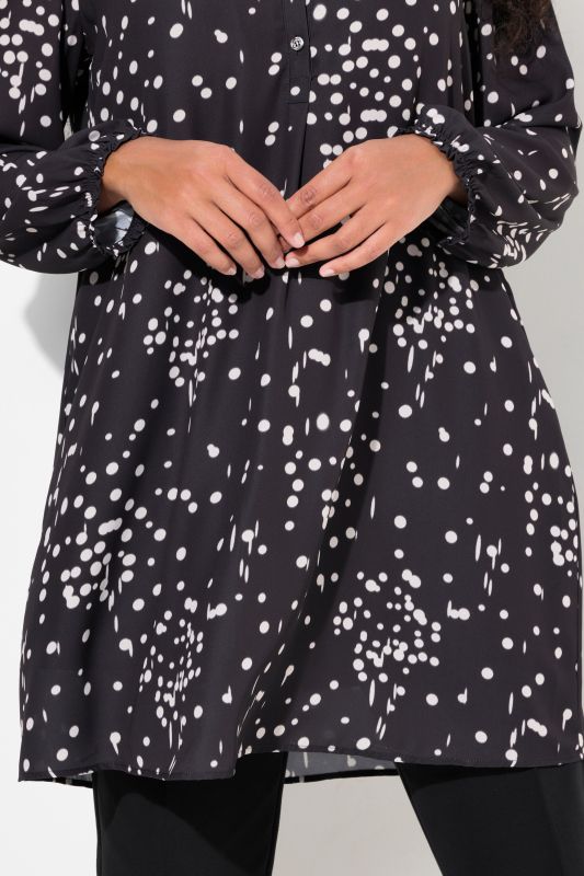 Туника с принт на точки