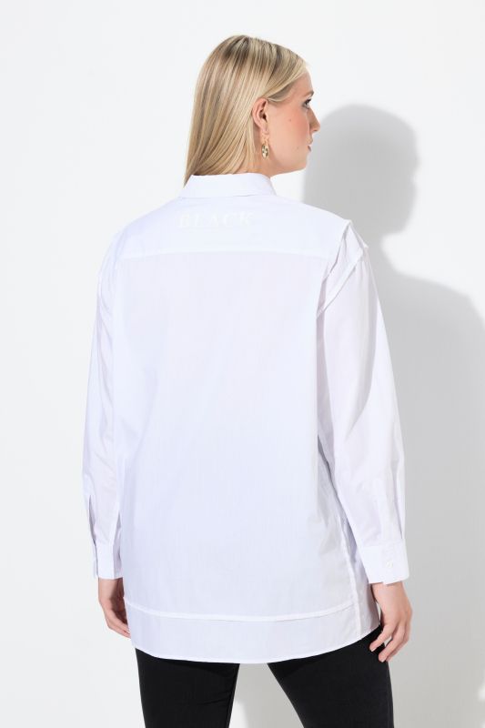 Риза с декоративни шевове