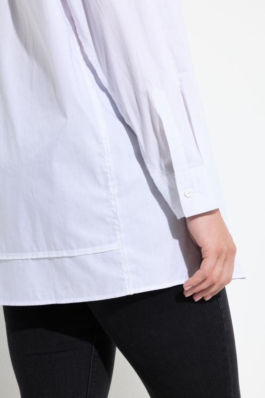 Риза с декоративни шевове