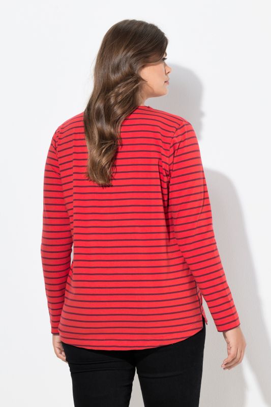 Striped Crew Neck Shirt