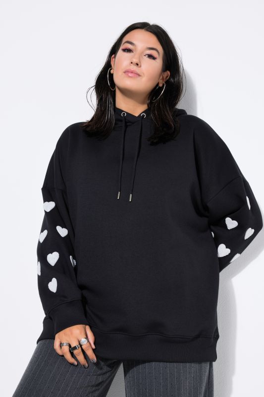 Суитчър с принт на сърца