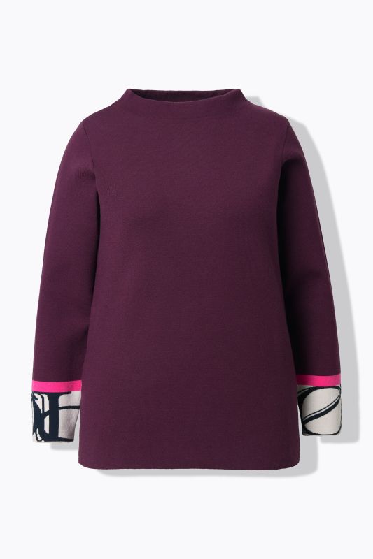 Пуловер с акцент на ръкавите