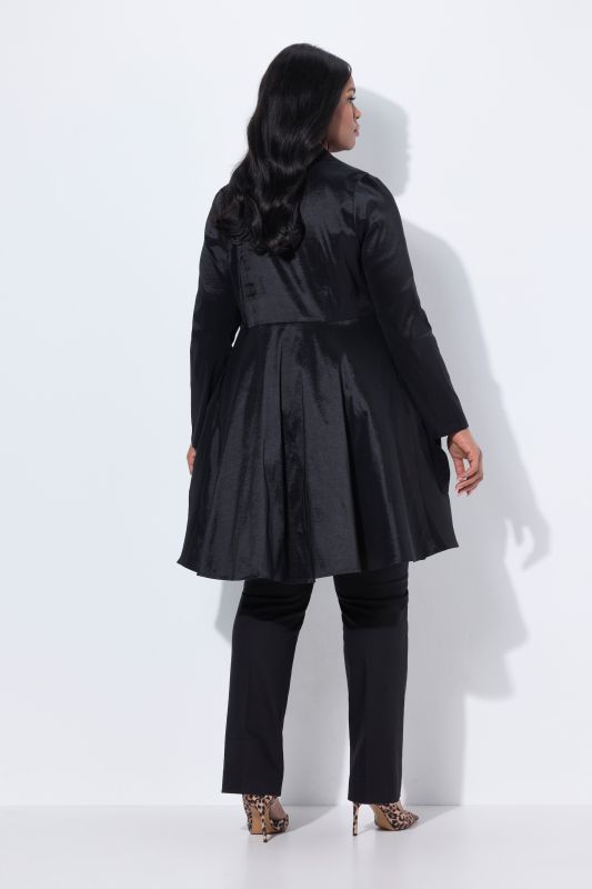 Pleated Peplum Jacket