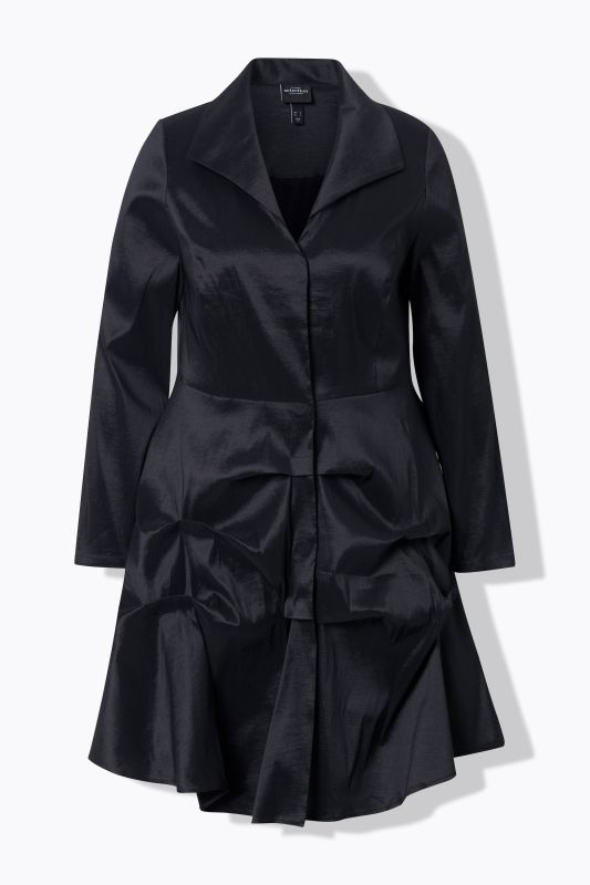 Pleated Peplum Jacket