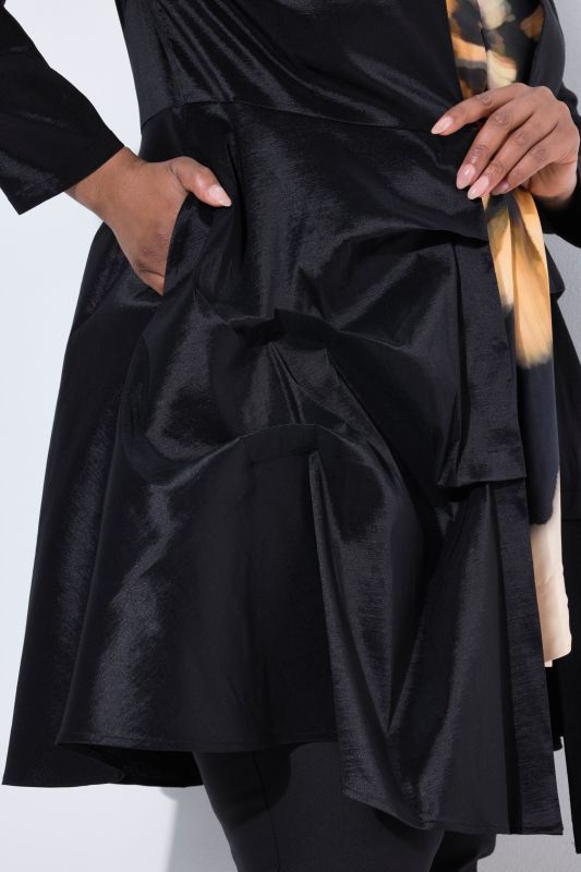 Pleated Peplum Jacket