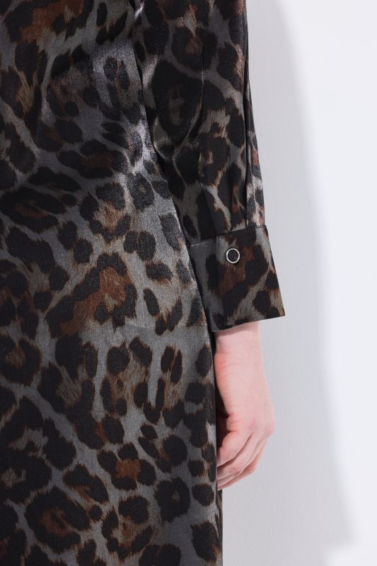 Рокля с леопардов принт