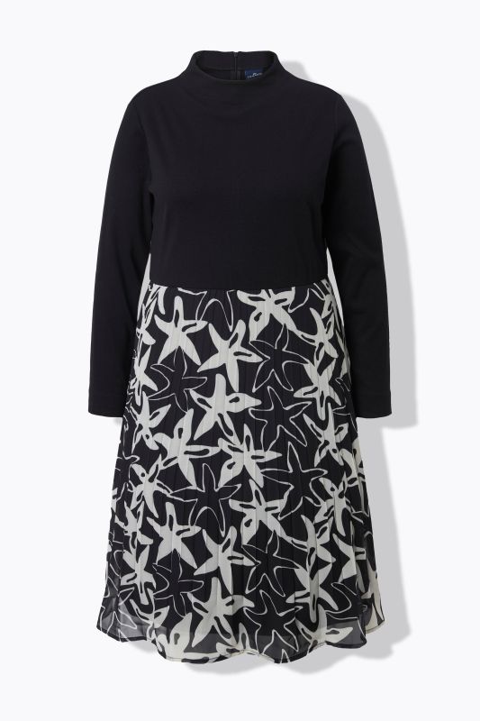 Рокля с принт на морски звезди