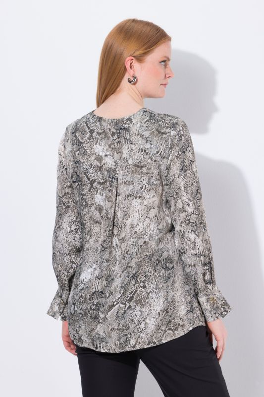 Туника със змийски принт