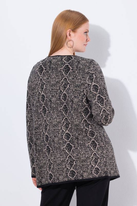 Жилетка със змийски принт