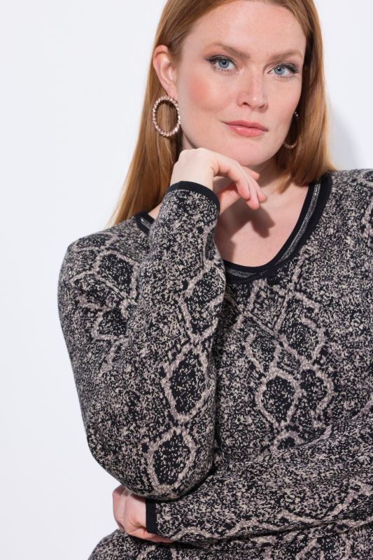 Жилетка със змийски принт