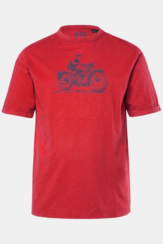 Тениска с принт на мотор