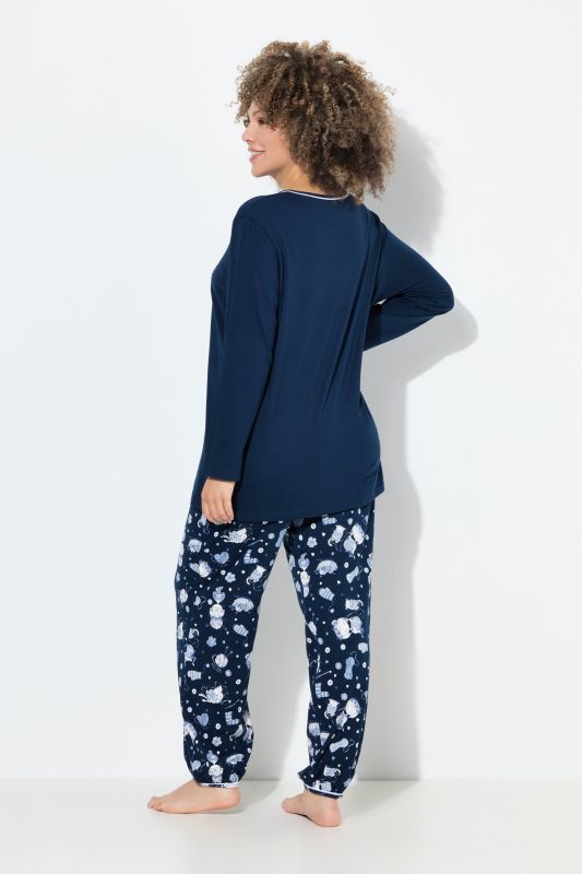 Пижама от 2 части с принт на котки