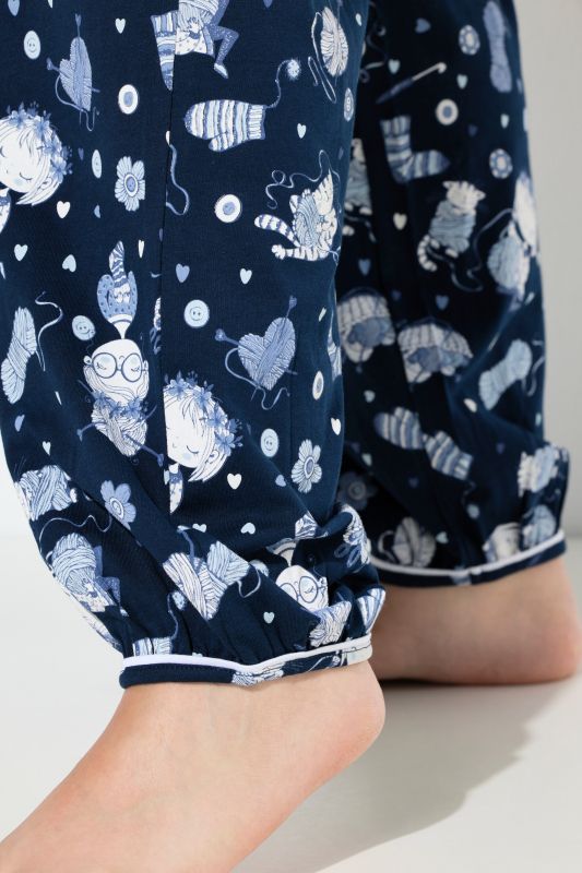 Пижама от 2 части с принт на котки