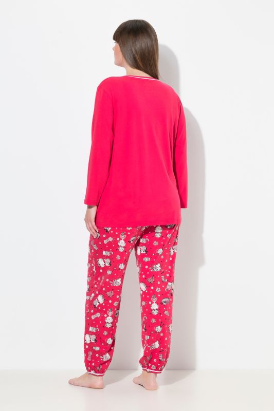 Пижама от 2 части с принт на котки