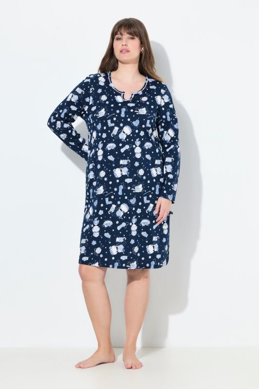 Нощници комплект от 2 броя с принт на котки