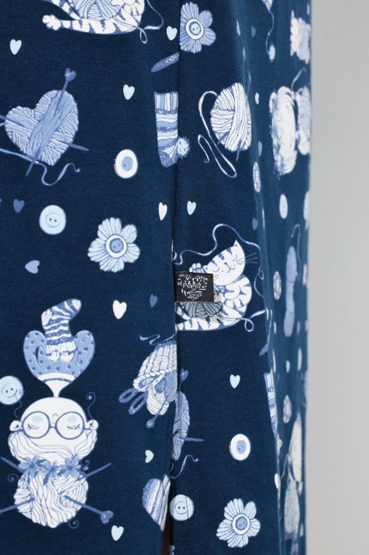 Нощници комплект от 2 броя с принт на котки