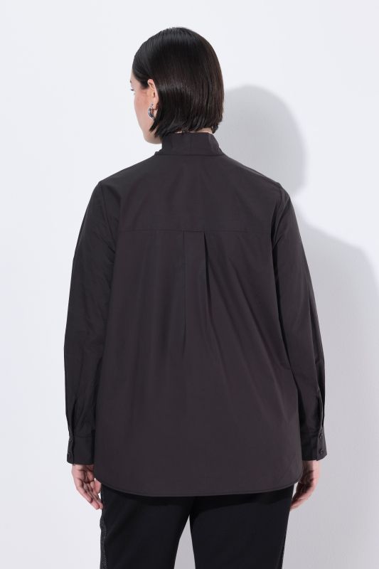 Риза с дълги ръкави и панделка