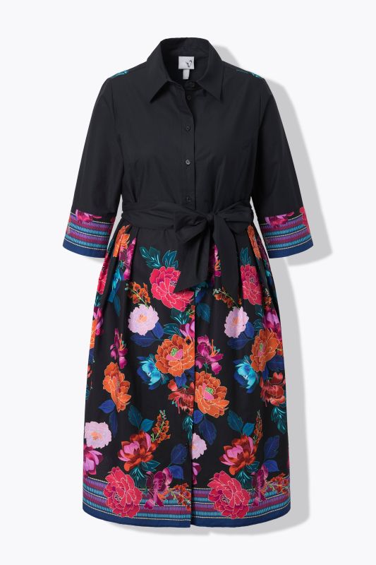 Рокля с копчета и цветя