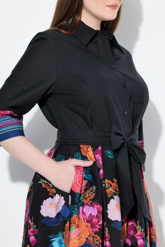 Рокля с копчета и цветя