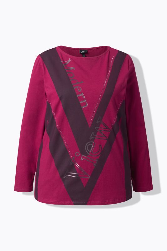 Блуза с графични акценти