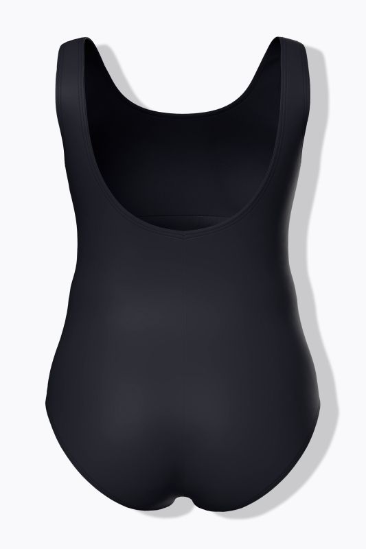 Braided Piping One Piece Swimsuit