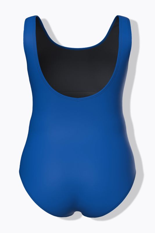 Braided Piping One Piece Swimsuit