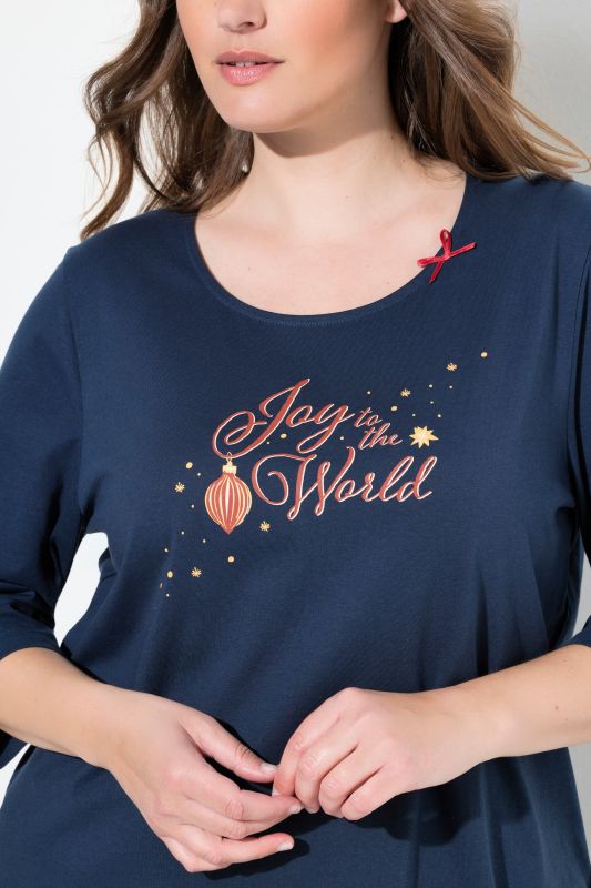 Пижама с коледен принт