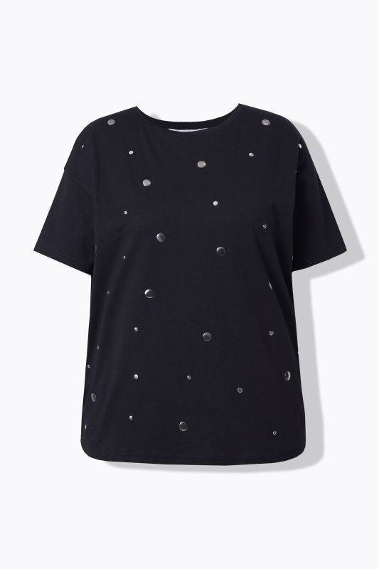 Тениска с метални камъчета