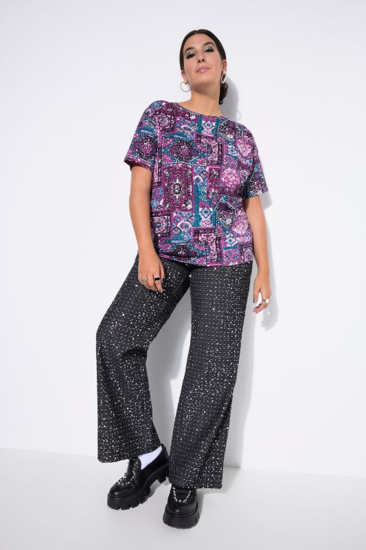 Тениска с пач принт