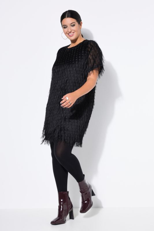 Рокля за парти с ресни