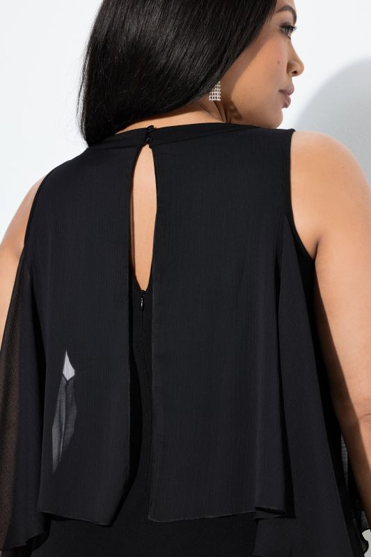 Рокля с шифон