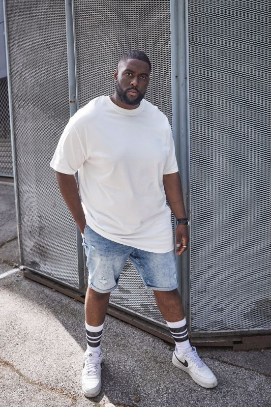 STHUGE T-shirt, short sleeve, oversized, up to 8 XL