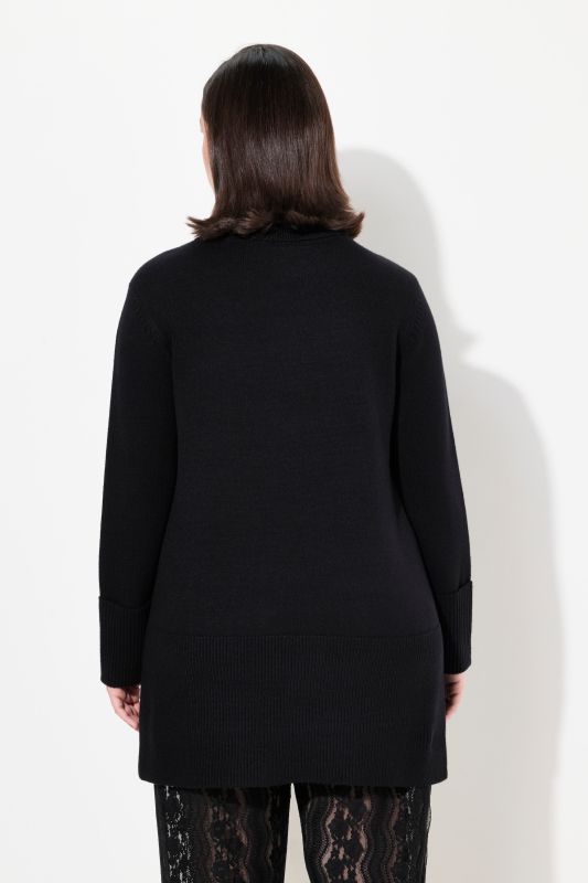 Longline Turtleneck Sweater