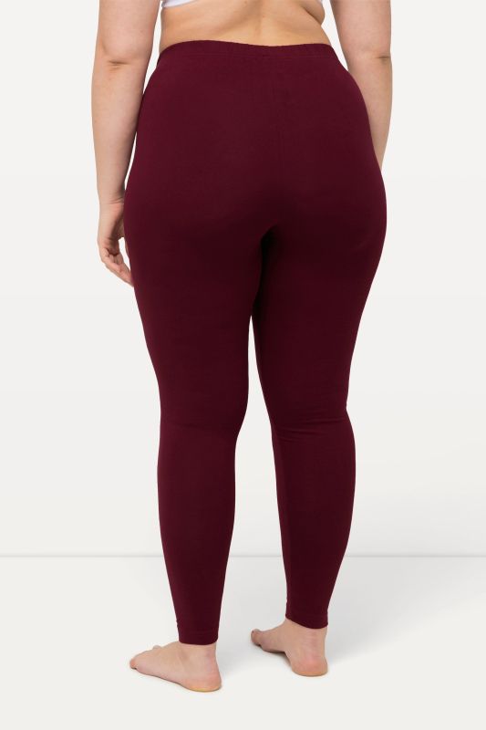 Basic Stretch Knit Ankle Length Leggings