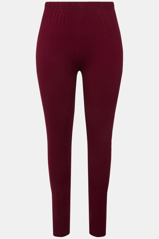 Basic Stretch Knit Ankle Length Leggings
