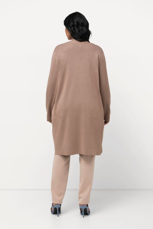 Жилетка дълга с джобове