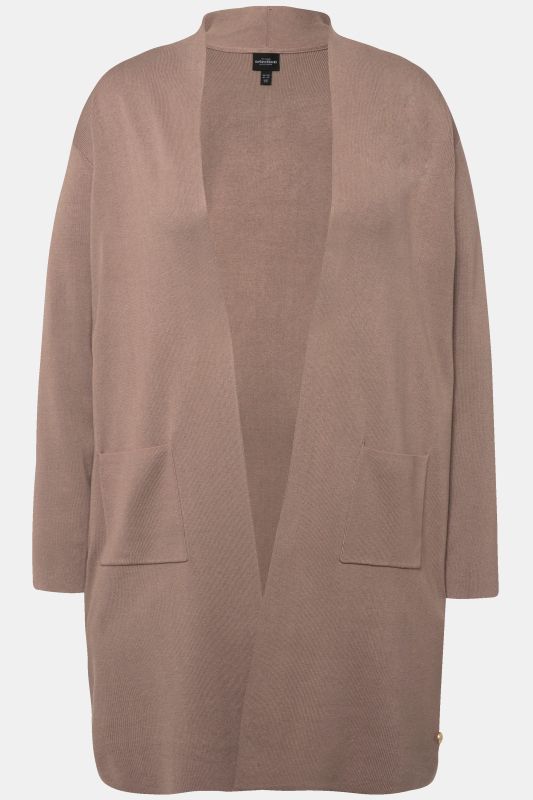 Жилетка дълга с джобове