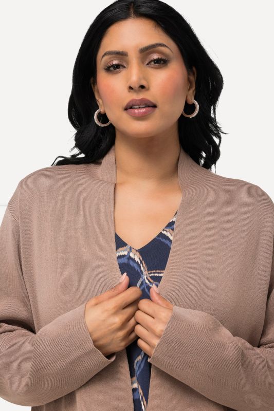 Жилетка дълга с джобове