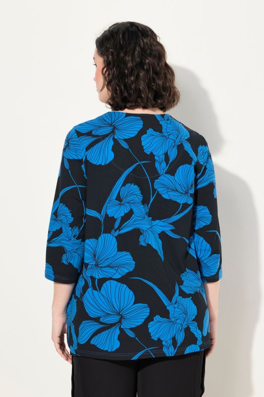 Тениска с флорален десен