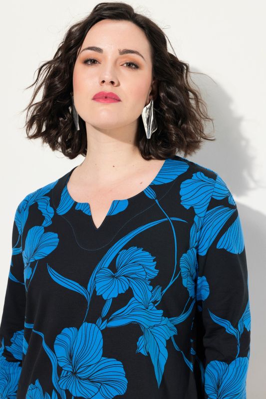 Тениска с флорален десен