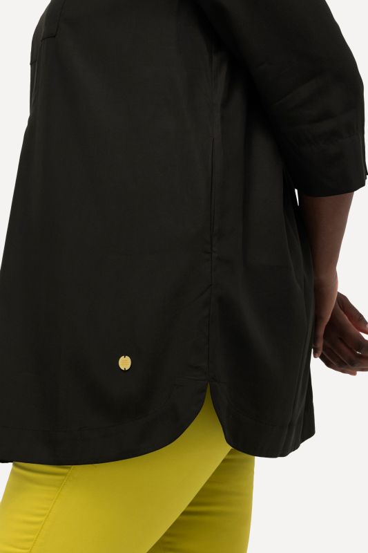 Блуза дълга с яка