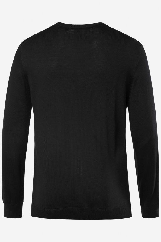 Пуловер с вълнена плетка