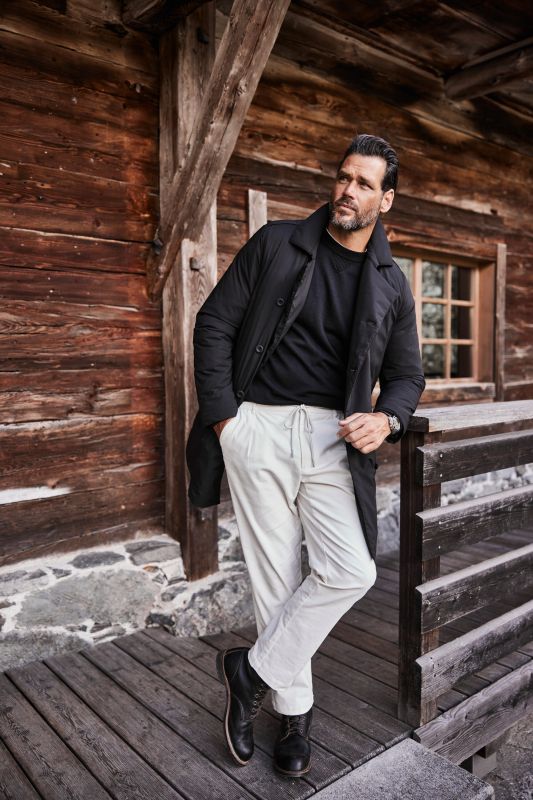 Пуловер с вълнена плетка