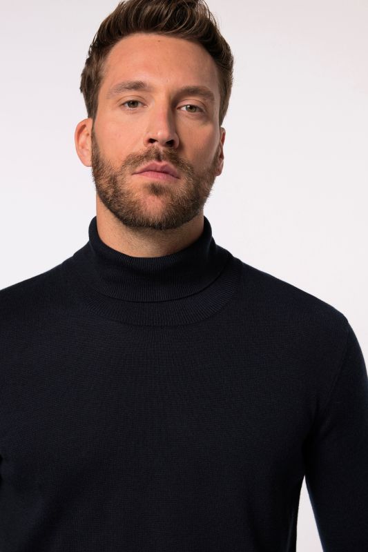 Пуловер с поло яка