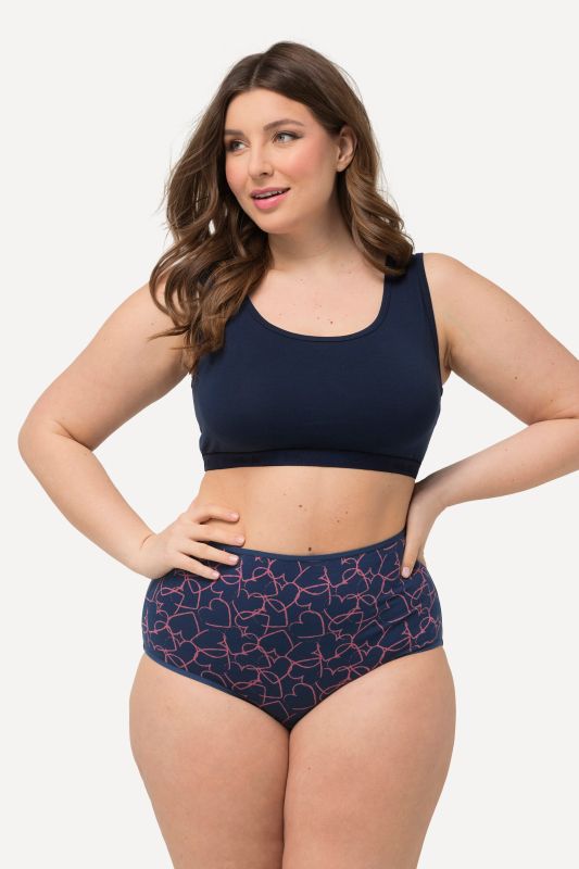 Бикини комплект от 3 броя с принт на сърца