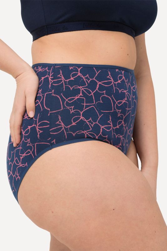 Бикини комплект от 3 броя с принт на сърца