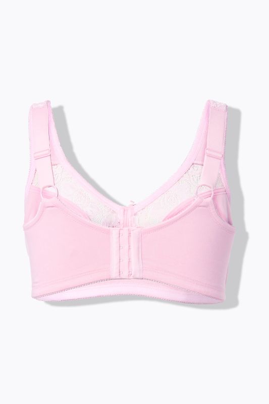 Lace Inset Wirefree Kelly Fit Support Bra