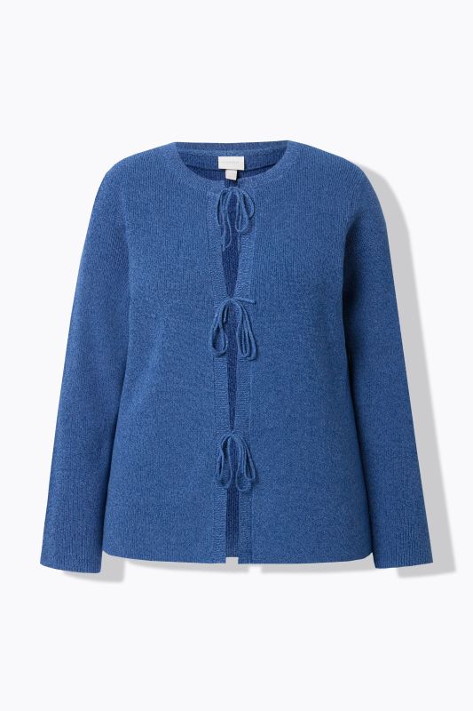 Жилетка плетена с връзки