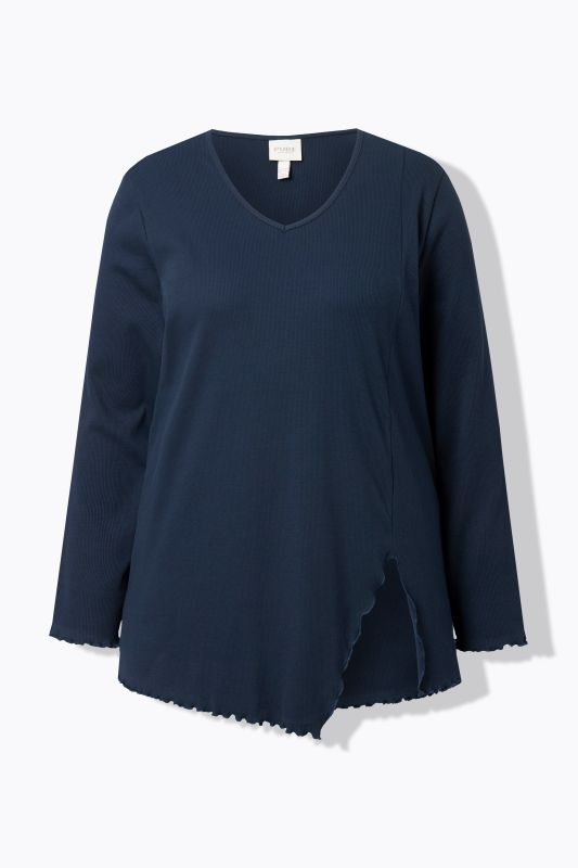 Блуза с модерна цепка отпред