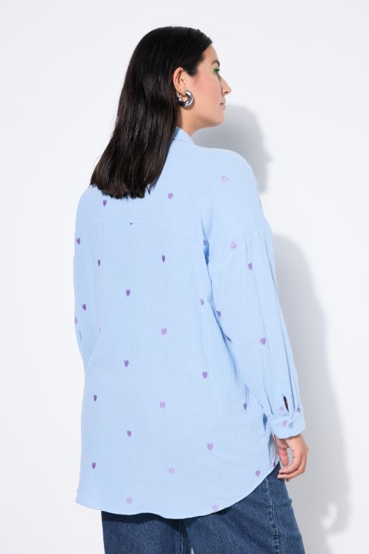 Oversized Embroidered Shirt